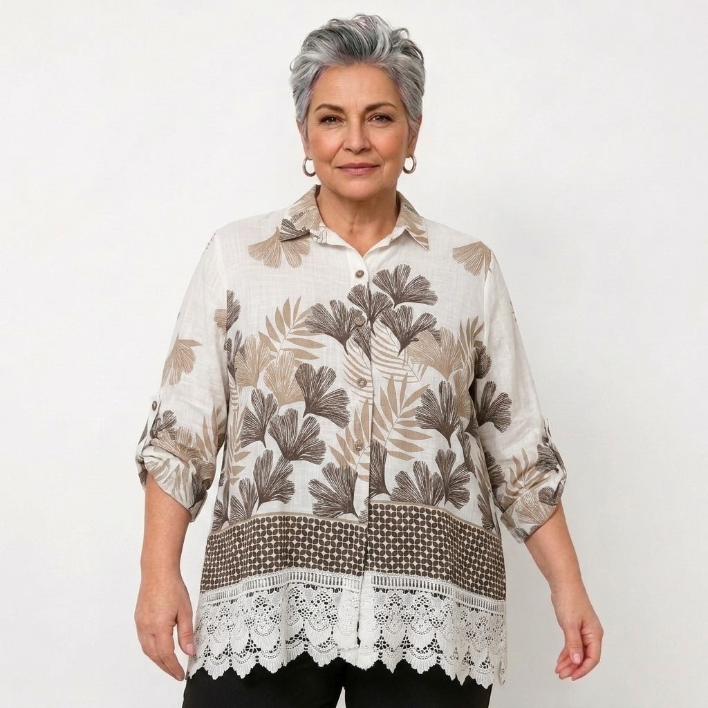 chemise gaze de coton femme
